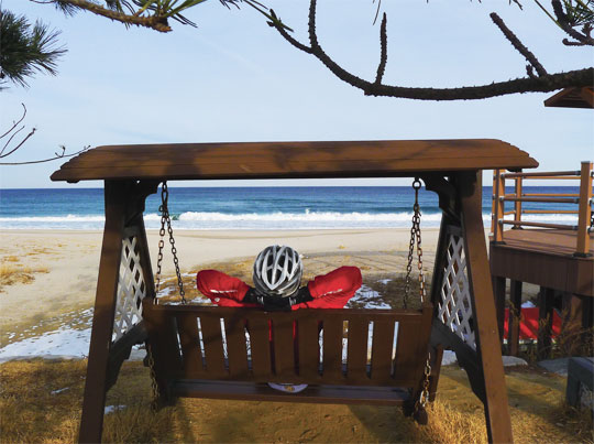 휴식 같은 동해안 라이딩.
