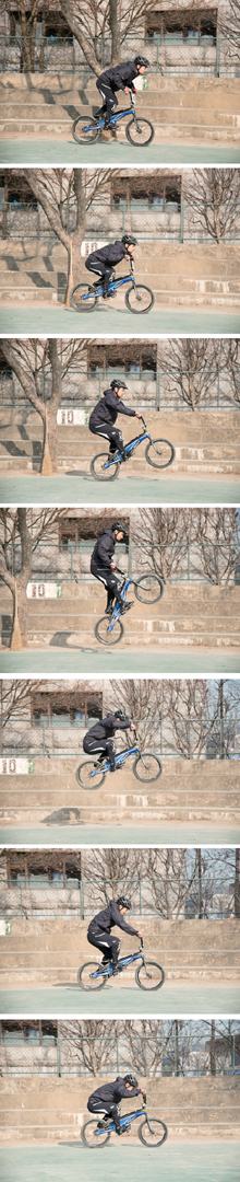 연사로 찍은 사진을 빠르게 재생하면 움직이는 모습으로 보인다. 이 원리가 동영상이다. FPS로 표현하면 7fps라고 표시할 수 있다.