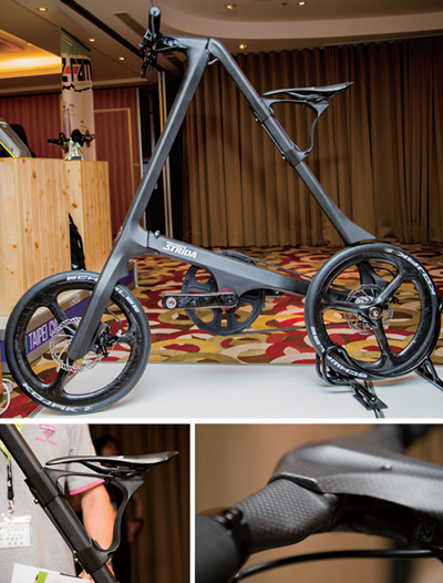 밍 사이클의 스트라이다가 새로워졌다. 프레임 소재가 카본으로 바뀌면서 ‘아름다운 삼각형’은 더욱 가볍고 놀라운 승차감을 자랑하게 됐다. 핸들바를 비롯해 포크, 휠 모두 카본으로 제작됐다. 출시 예정