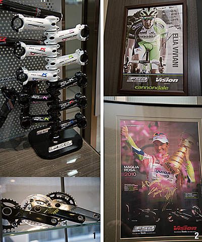 1 TH 인더스트리는 FSA를 비롯 그래비티, 비전 등 다양한 브랜드 제품을 생산하는 대형 제조업체다. 2 프로투어 선수들과의 스폰서십과 피드백을 통해 제품의 완성도를 높여온 TH 인더스트리