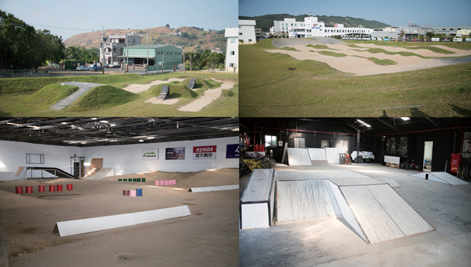 
	실내외 곳곳에 설치된 BMX 코스가 VP의 정체성을 확실하게 드러내준다.
