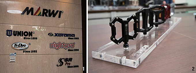 
	1 마위그룹은 100년 이상의 전통을 지닌 유니온을 비롯해 제라마, 나이트프로, SSR 프로 등 다양한 용품, 부품 브랜드를 소유하고 있다. 2 유니온은 1899년 설립된 전통의 부품 브랜드다. 독일에 위치한 R&D 센터에는 지난 100년간의 제품 정보가 보관되어 있다.
