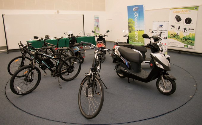 다양한 종류를 자랑하는 그린트랜스의 E-무빙 제품들