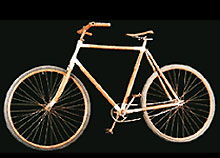 
	<b>세이프티</b>, 1894년 등장한 대나무 자전거
