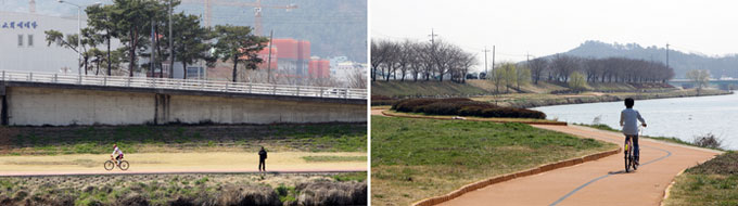 동천 자전거도로
