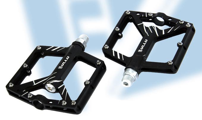 블루 AL-51 CNC 알로이 경량 MTB 평페달