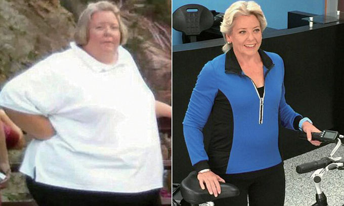 
	<b>전기자전거로 다이어트에 성공한 여성</b><br><br>좌측 사진은 2012년에 몸무게 207㎏이었던 론다 마틴이고 오른쪽은 2015년에 80㎏으로 줄인 론다 마틴이다. 다이어트의 성공요인을 묻는 인터뷰에 그녀는 전기자전거를 꼽았다.
