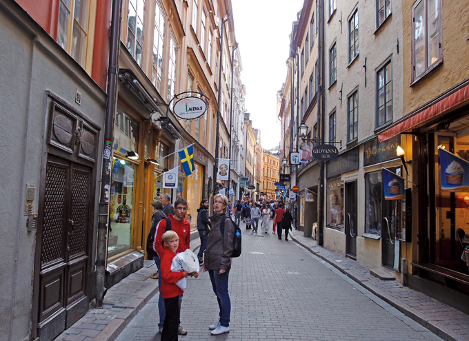 
	감라스탄, 스톡홀름의 중심가
