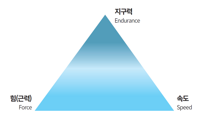 <그림 1> 사이클링 피트니스의 연속성